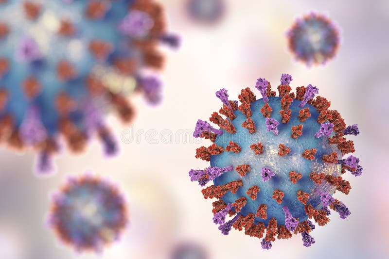 Virus syncytial respiratoire illustration libre de droits Virus syncytial respiratoire illustration libre de droits