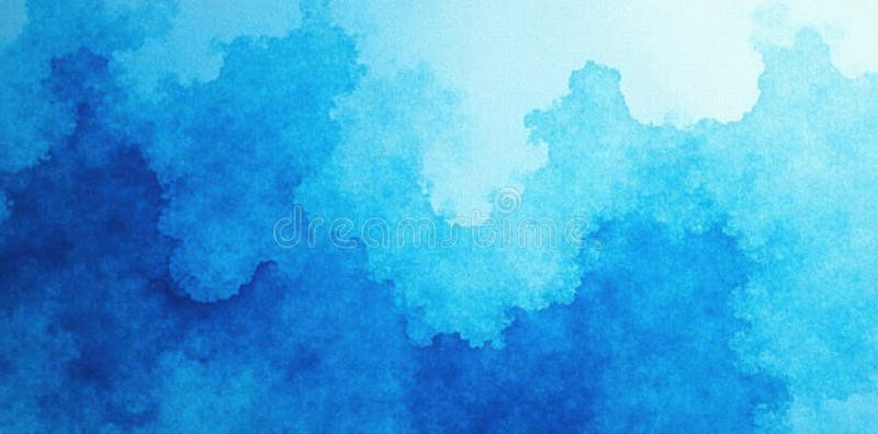 Virvel med blå azure-vattenfärg Perfekt för texturer med webbanderoll, bakgrundsbild stock illustrationer