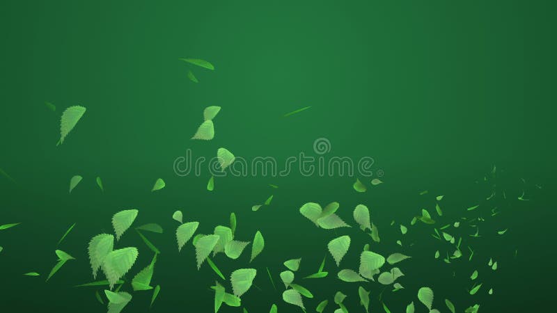 Virvla det gröna bladet - mörker - göra grön tillbaka färg
