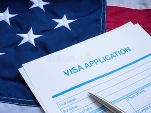 Visa Application Form On The USA Flag Stock Image Image Of Flag Approved 282208355 Visa Application Form On The USA Flag Stock Image Image Of Flag Approved 282208355