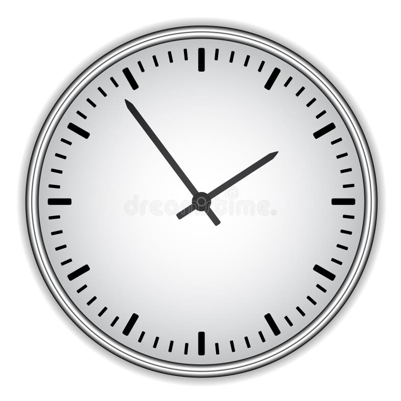 Clock face - easy change time - illustration for the web. Clock face - easy change time - illustration for the web