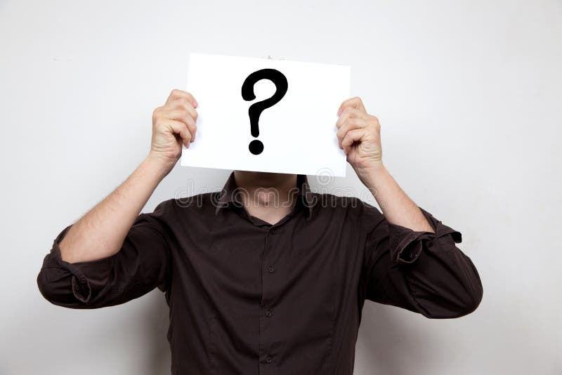 Visage De Point D'interrogation Image stock Image du solution