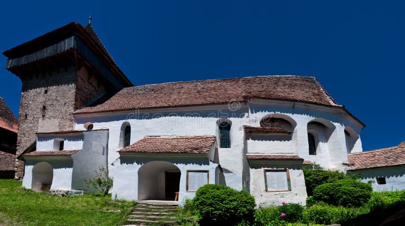 Viscri, chiesa fortificata in Romania fotografia stock libera da diritti Viscri, chiesa fortificata in Romania fotografia stock libera da diritti