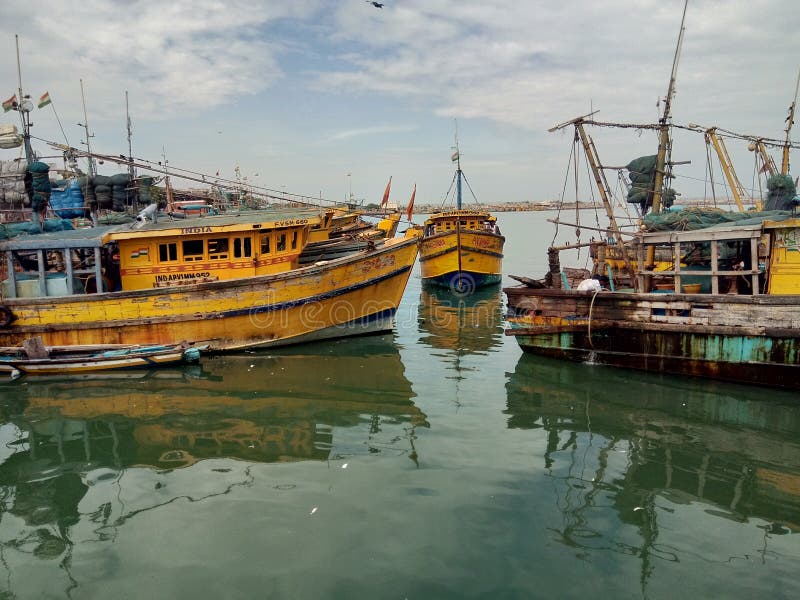 Vishakapatnam Port royalty free stock photos Vishakapatnam Port royalty free stock photos