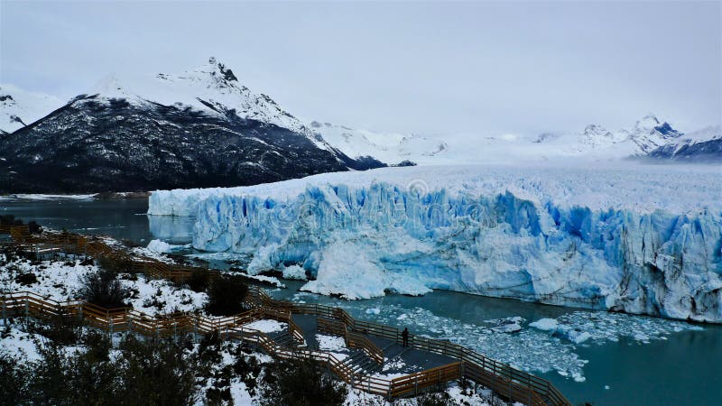 Visibilité directe nationale Glaciaares de parc argentin photos libres de droits Visibilité directe nationale Glaciaares de parc argentin photos libres de droits