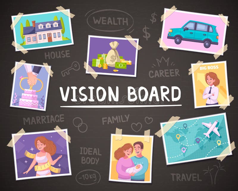 Vision Board Stock Illustrations – 9,612 Vision Board Stock