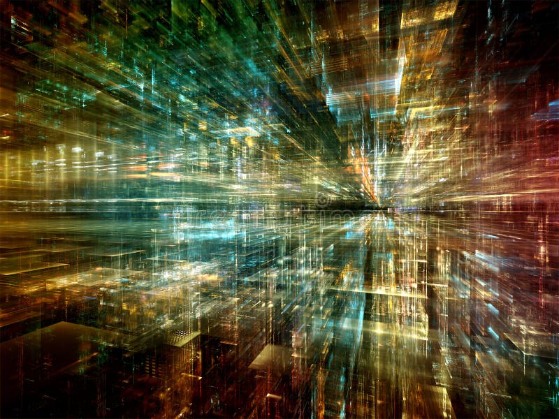 Vision de monde virtuel photo stock Vision de monde virtuel photo stock