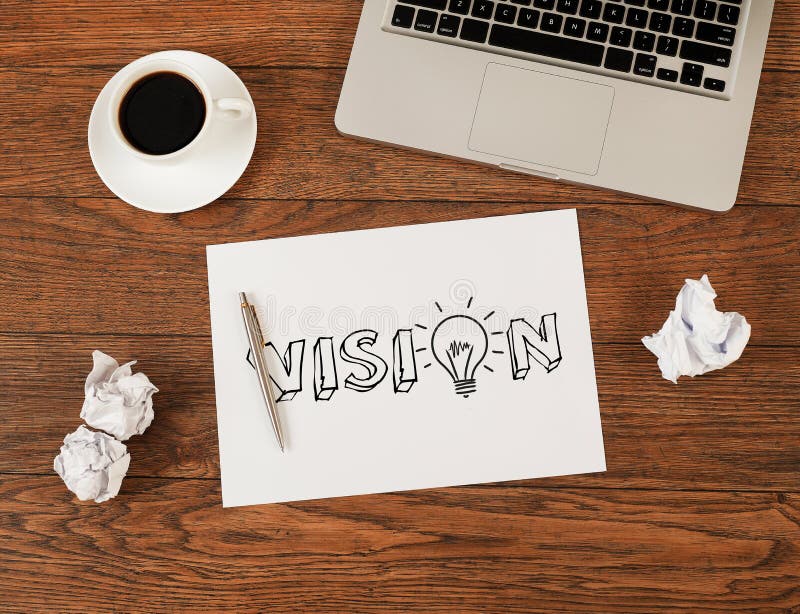 Visionbegrepp från över arkivfoton Visionbegrepp från över arkivfoton