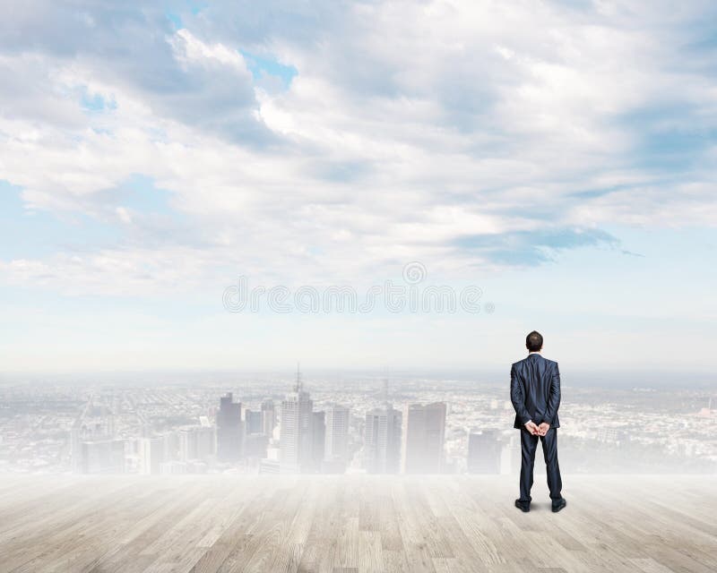 Visione di affari fotografie stock libere da diritti Visione di affari fotografie stock libere da diritti