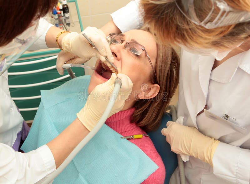 Visit at the dentist stock photo. Image of care, office 12665226