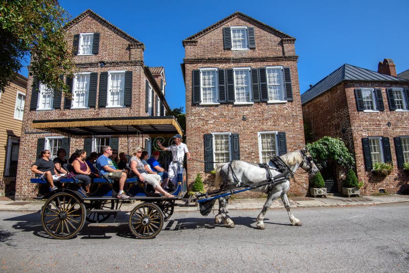 Visita di Charleston storico, Sc fotografie stock Visita di Charleston storico, Sc fotografie stock