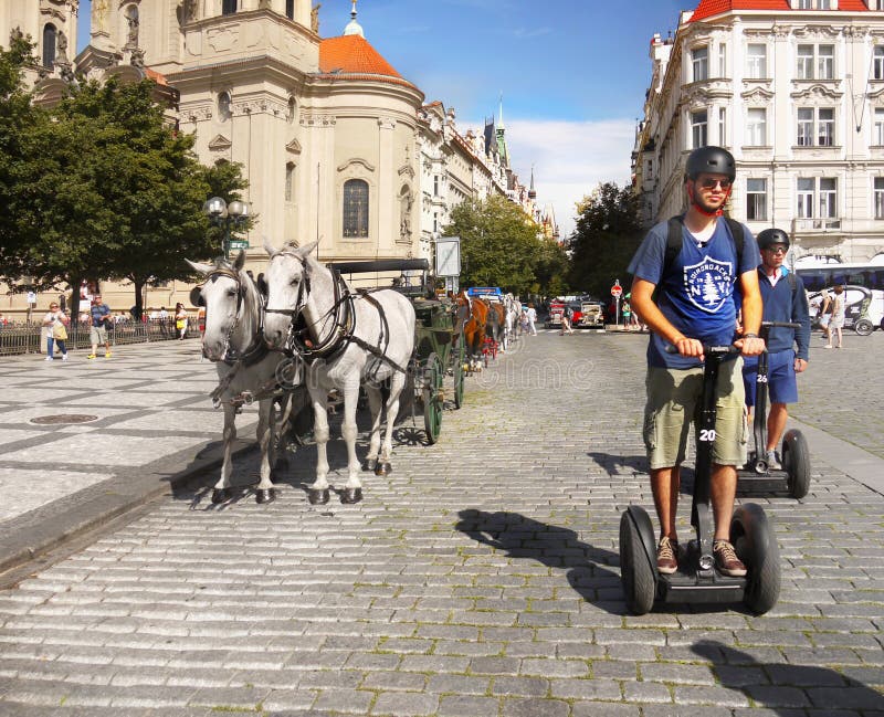 Visites de Prague photo stock Visites de Prague photo stock