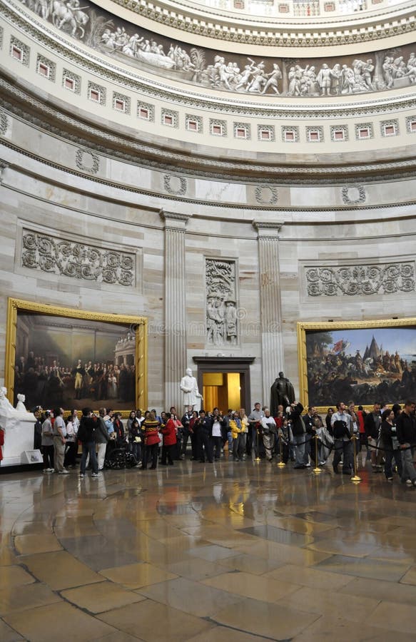 Visiteurs au capital des Etats-Unis images stock Visiteurs au capital des Etats-Unis images stock