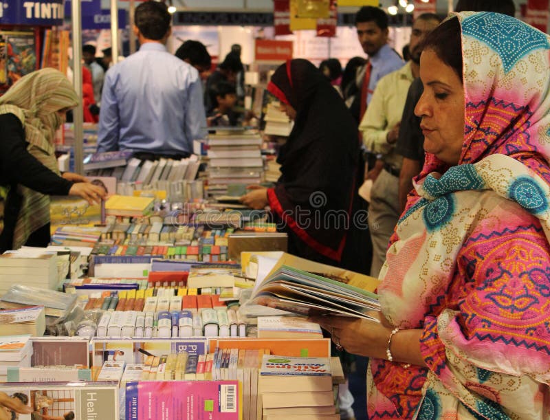 Visitors 8th Karachi International Book Fair Editorial Image Image of