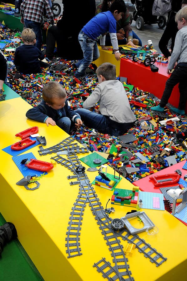 LEGO in BELLA CENTER editorial stock photo. Image of copenhagen - 50135363