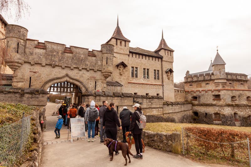 Visitors Look Forward To Visiting the Grounds of Liechtenstein Castle