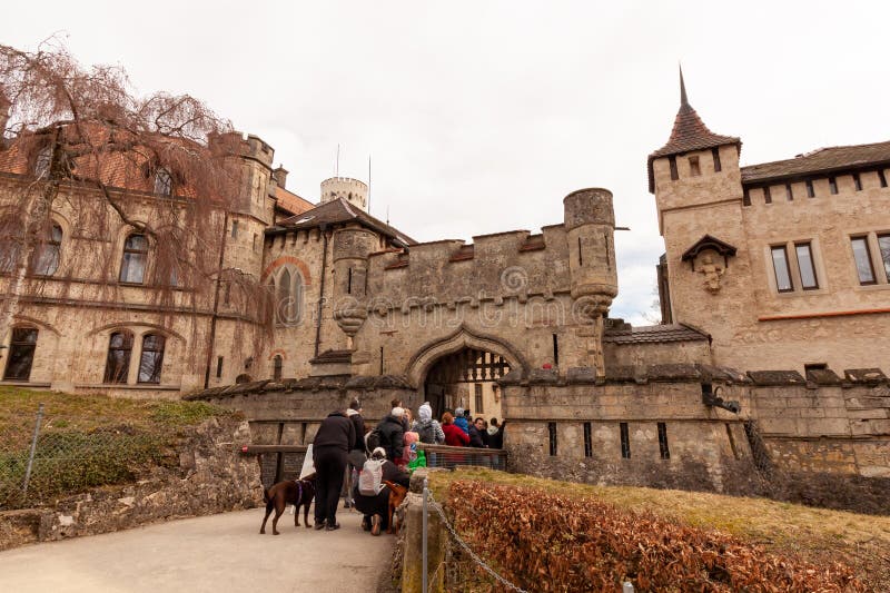 Visitors Look Forward To Visiting the Grounds of Liechtenstein Castle