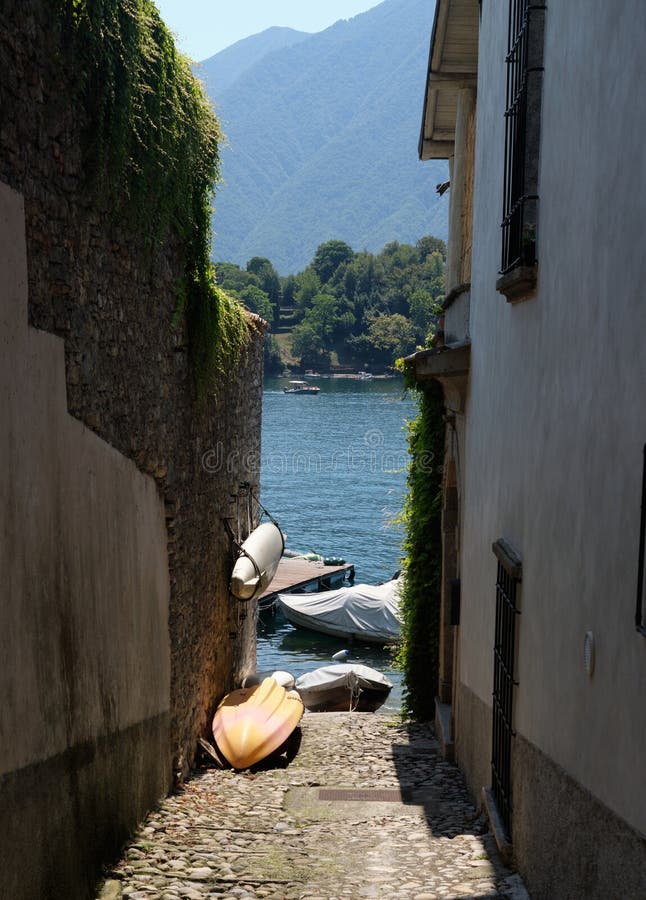 Glimpse near the lake of como - trips to discover the corners of the greenway - lombardy - italy. Glimpse near the lake of como - trips to discover the corners of the greenway - lombardy - italy.