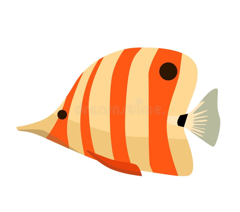 Vissenpictogram Vector vlakke illustratie Oceaan of overzeese vissen royalty-vrije illustratie Vissenpictogram Vector vlakke illustratie Oceaan of overzeese vissen royalty-vrije illustratie