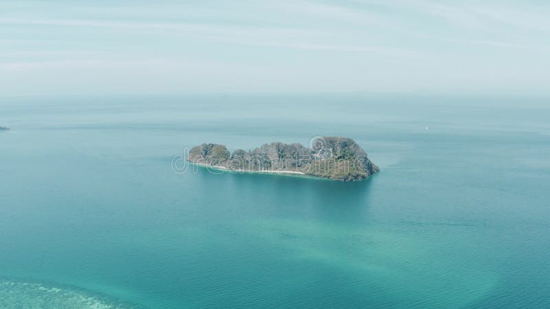 Vista aerea di bella isola di bamb? in Tailandia