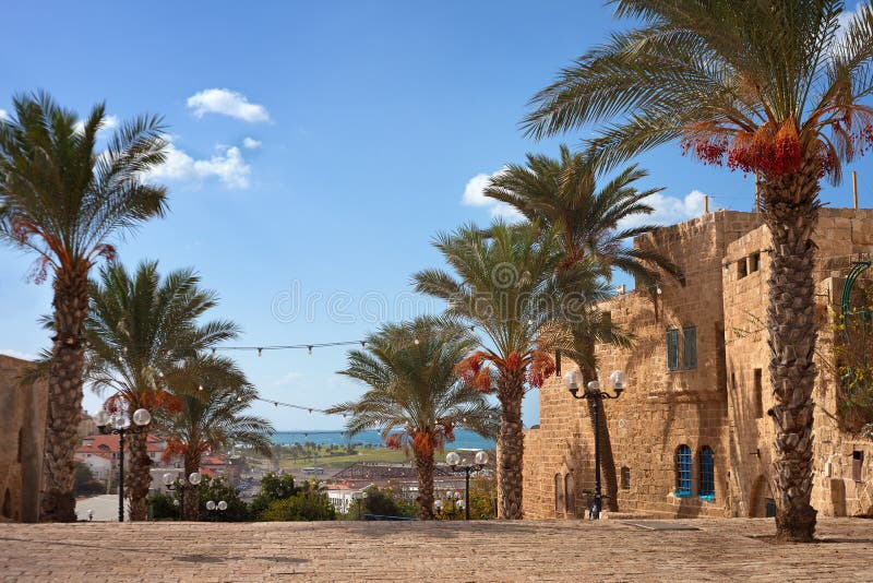 Vista al Jaffa imágenes de archivo libres de regalías Vista al Jaffa imágenes de archivo libres de regalías
