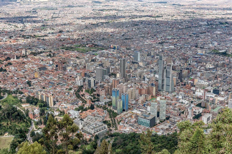 Aerial view of Bogota, Colombia. Aerial view of Bogota, Colombia.