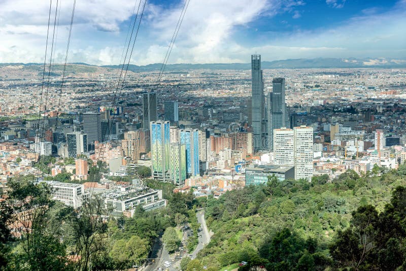 Aerial view of Bogota, Colombia. Aerial view of Bogota, Colombia.