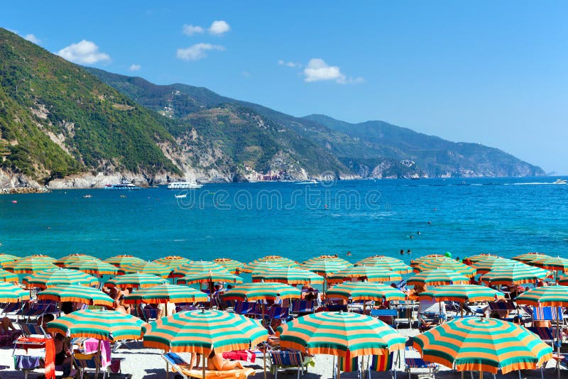 View of Ligurian coast, north Italy. View of Ligurian coast, north Italy