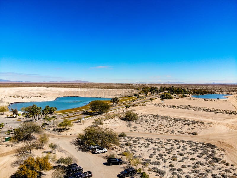 Vista da Islas Del Mar Golf Course Looking verso, la biosfera di Pinacate fotografia stock Vista da Islas Del Mar Golf Course Looking verso, la biosfera di Pinacate fotografia stock