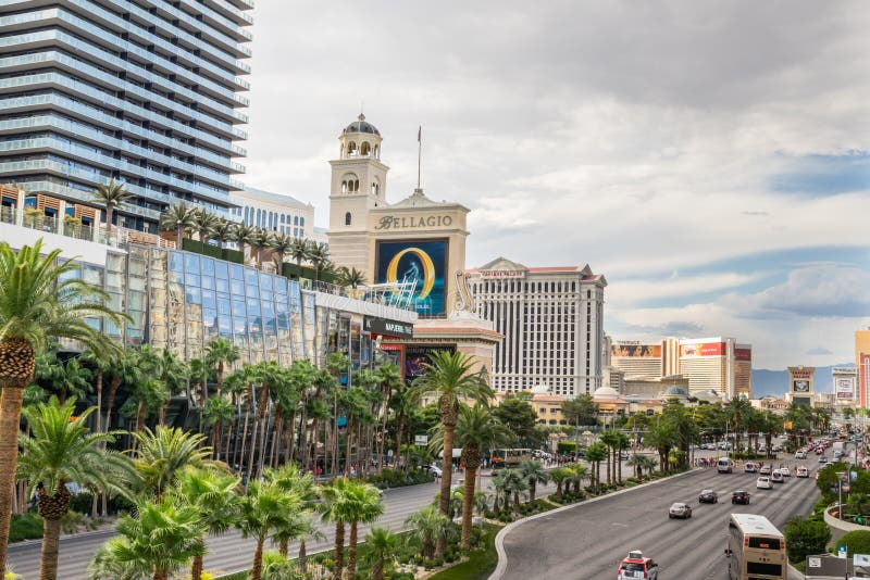 Vista Da Las Vegas Boulevard Fotografia Editoriale Immagine di