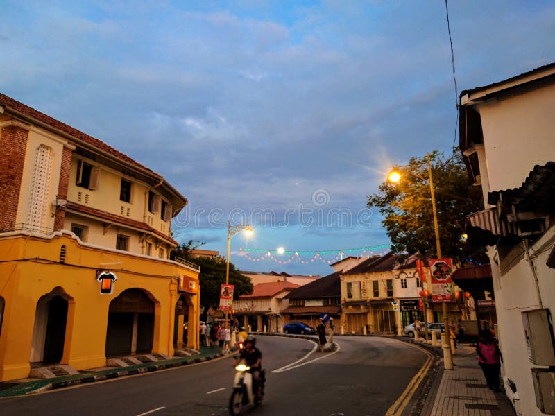 Vista De Penang, Malaysia Imagem de Stock Editorial
