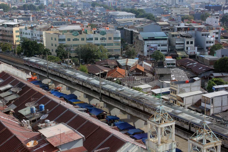 Vista de Jakarta fotos de stock Vista de Jakarta fotos de stock
