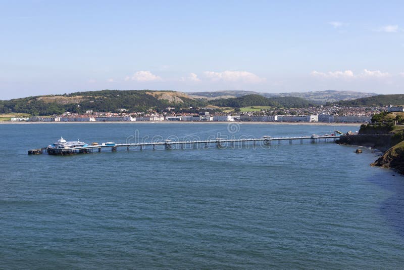 Vista de Llandudno, wales norte, Reino Unido foto de stock Vista de Llandudno, wales norte, Reino Unido foto de stock
