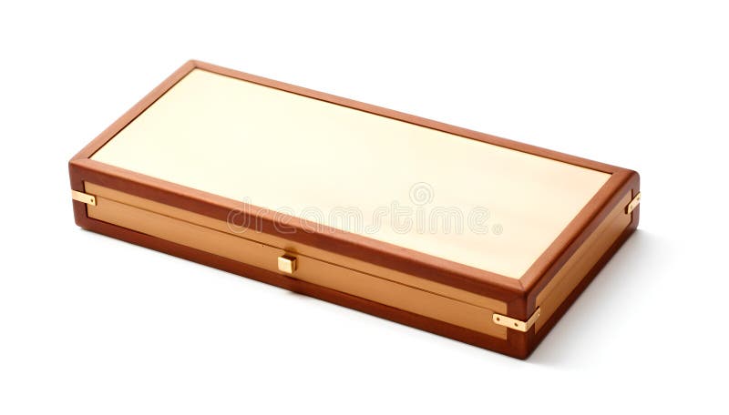 Vista del case chiusa con un regalo in legno decorativo. fotografia stock libera da diritti