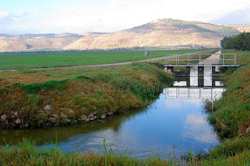 Vista del Galilee fotografia stock. Immagine di israele 16808688