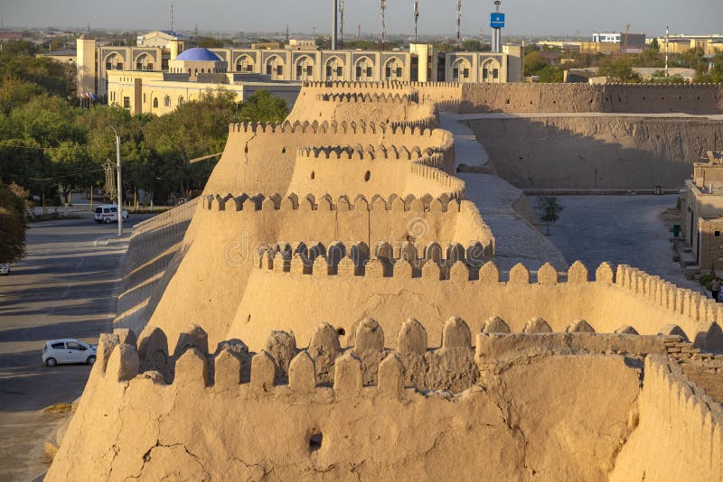 Cittadella Di Kunya-Ark - Khiva, Uzbekistan Fotografia Editoriale - Immagine di orientale, fortezza: 162161747