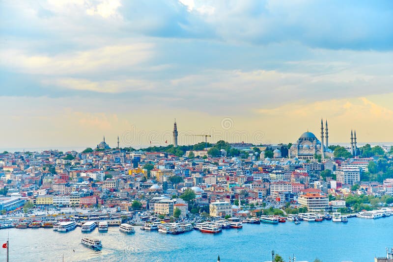 Vista di Costantinopoli da sopra