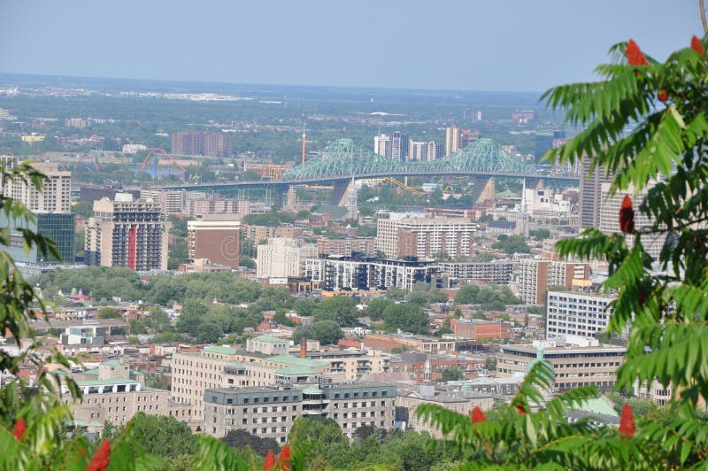 Vista di Montreal nel Canada immagini stock libere da diritti Vista di Montreal nel Canada immagini stock libere da diritti