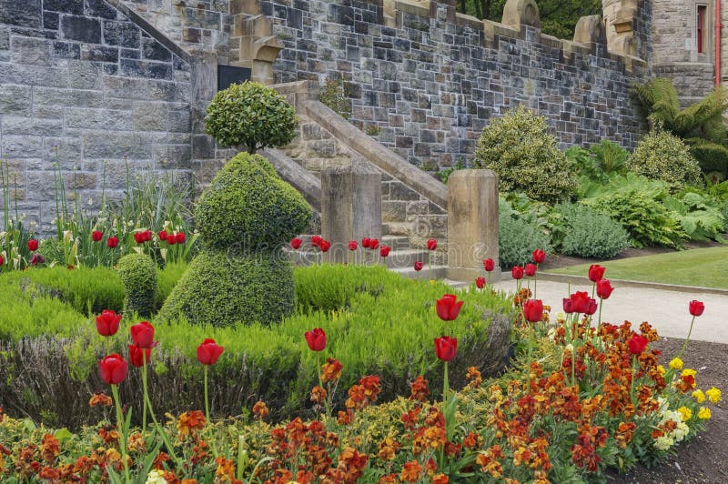Vista Exterior Do Castelo De Belfast Foto de Stock Imagem de unido