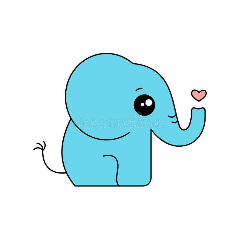 Featured image of post Elefante Kawaii Dibujo Aqu aprender s a dibujar comida animales objetos plantas