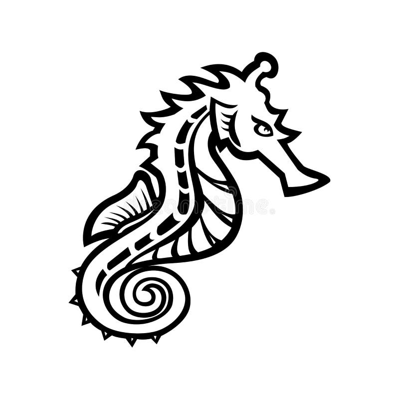 Mascote animal aquático - Cavalo-marinho - Cortar L (175-180CM)
