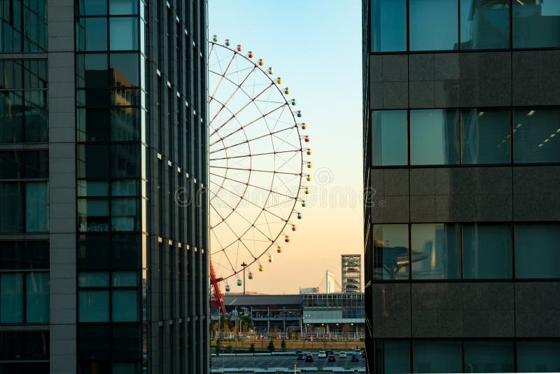 Vista paesaggio urbano di Tokyo, Giappone fotografia stock libera da diritti Vista paesaggio urbano di Tokyo, Giappone fotografia stock libera da diritti