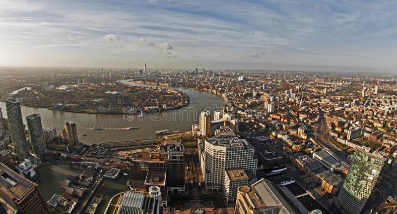 Vista panoramica di Londra fotografie stock libere da diritti Vista panoramica di Londra fotografie stock libere da diritti