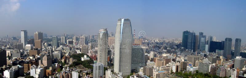 Vista panoramica di Tokyo immagine stock libera da diritti Vista panoramica di Tokyo immagine stock libera da diritti