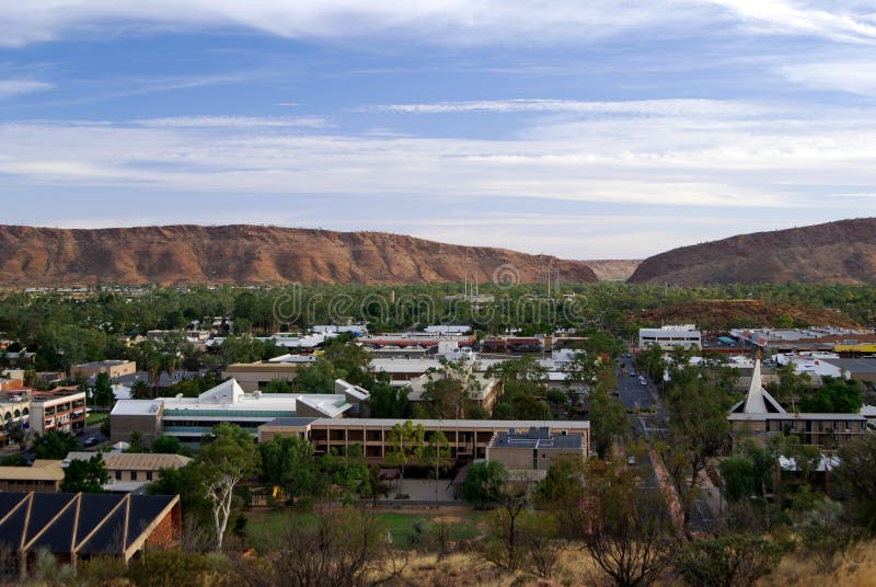 Vista panorámica de Alice Springs