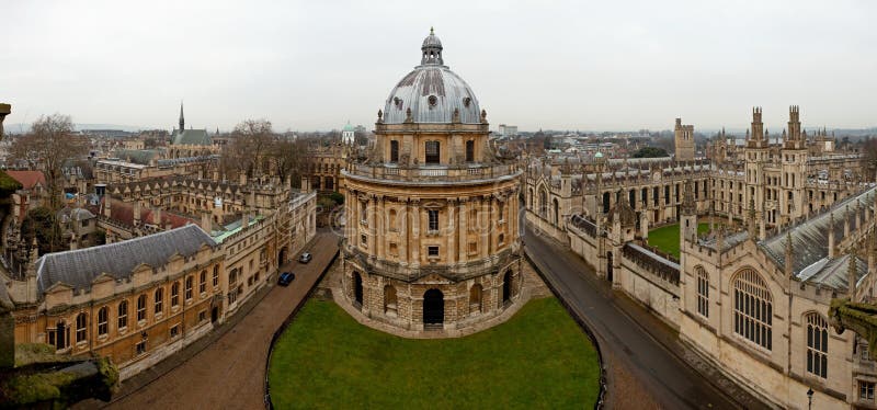Panoramic view on the Radcliffe Camera and All Souls College 1438, Oxford. Panoramic view on the Radcliffe Camera and All Souls College 1438, Oxford