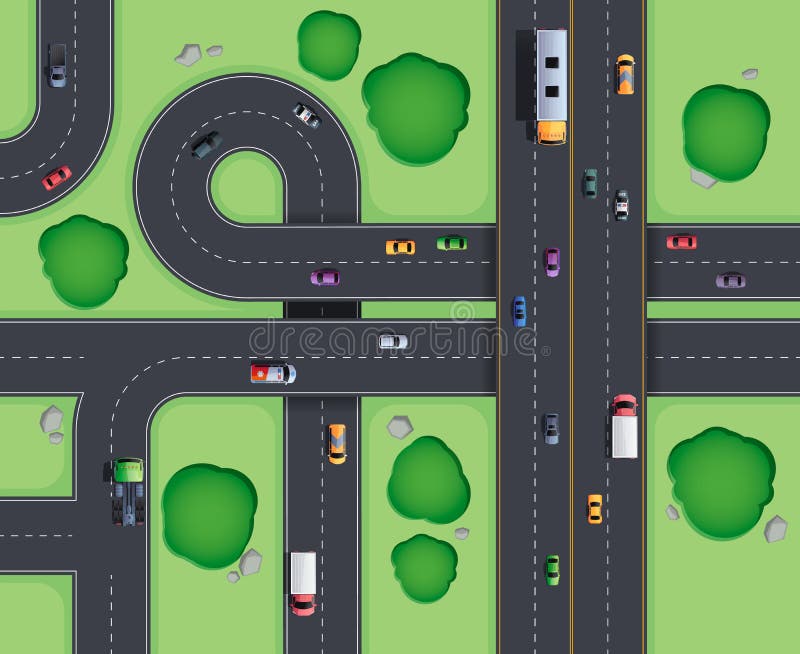 topo Visão rodovia com tráfego geléia. muitos diferente carros em cidade  rua. transporte problema, urbano transporte em emperrado estrada vetor  ilustração 21934403 Vetor no Vecteezy