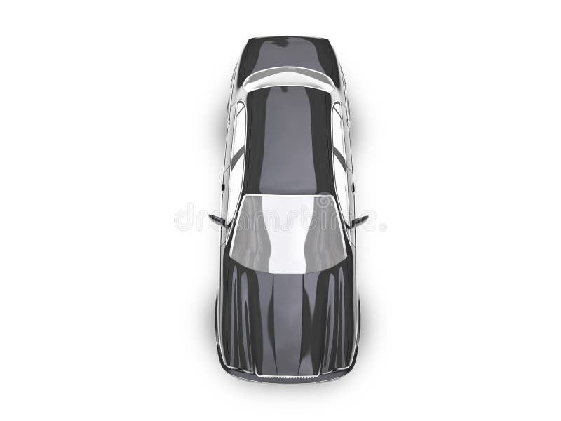 Vista superiore dell'automobile di Jaga royalty illustrazione gratis Vista superiore dell'automobile di Jaga royalty illustrazione gratis
