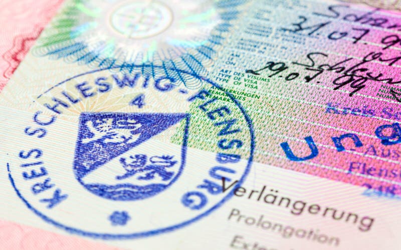 Visto di Schengen in passaporto