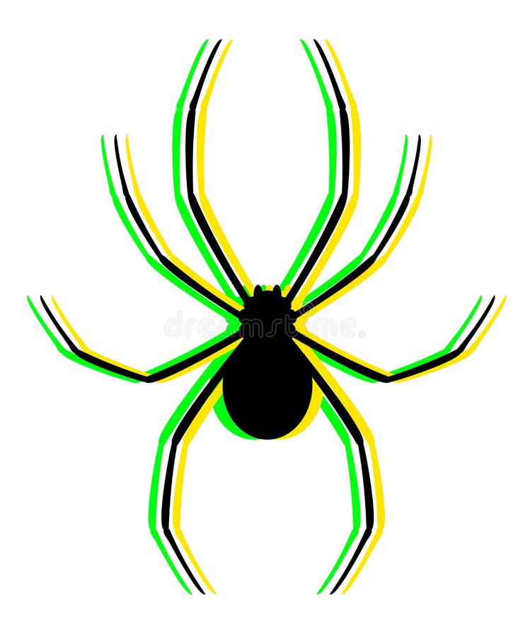 Spiders stock vector. Illustration of colorful, decoration 9070922